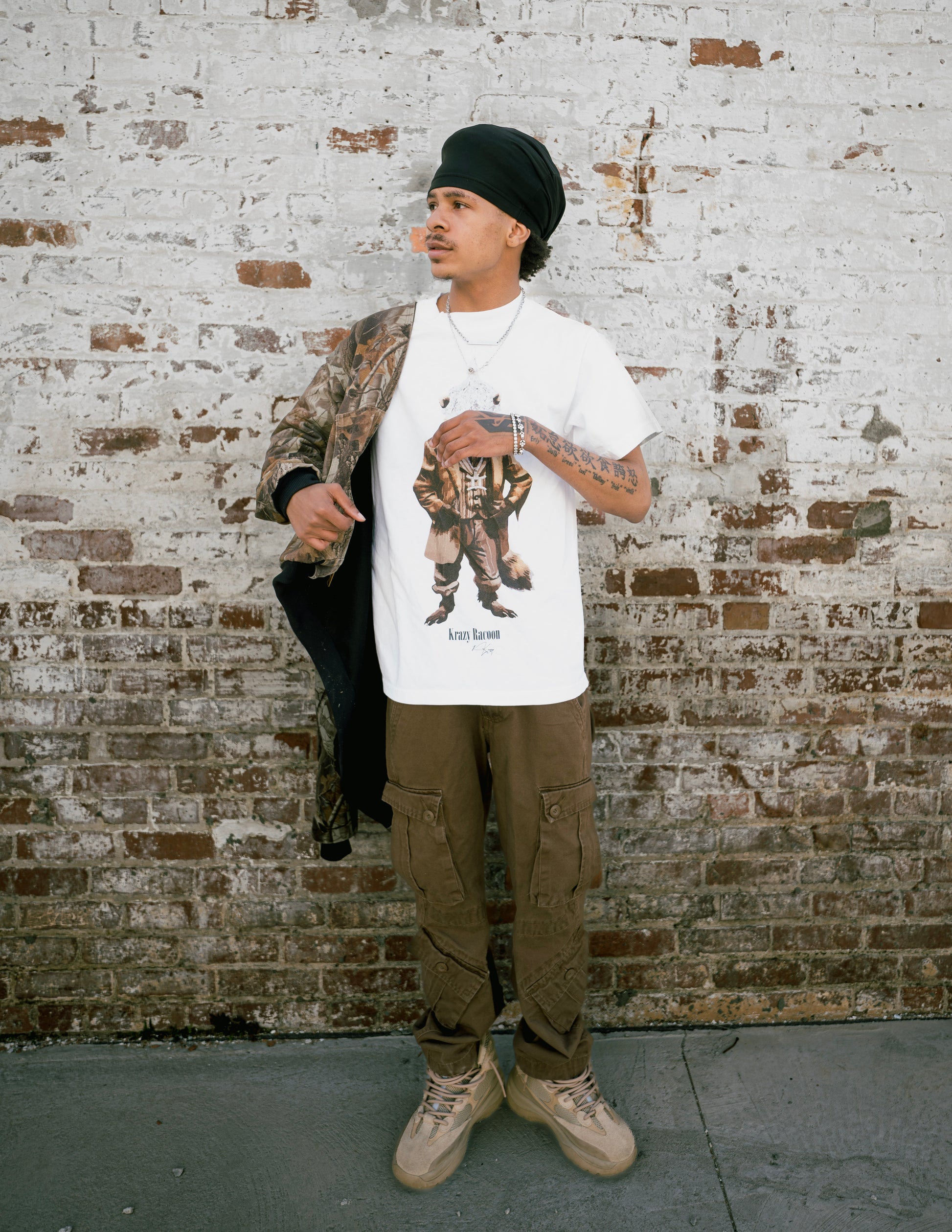 1krazy Racoon Tee