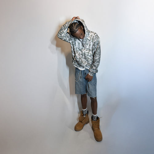 1krazy graffiti zip up